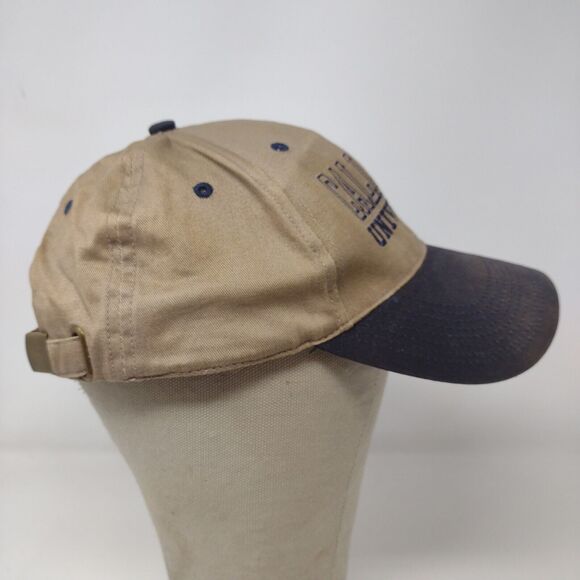 Head To Toe Men's Callahan University Slideback Hat Brown Size A Distressed - Picture 6 of 12
